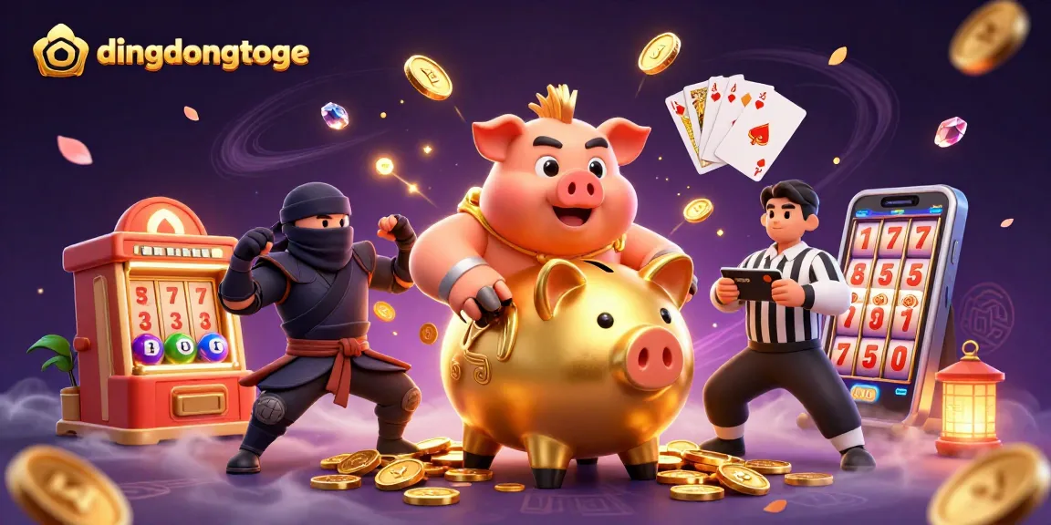 Experience the thrill of dingdongtoge with animated characters and dynamic lottery elements.