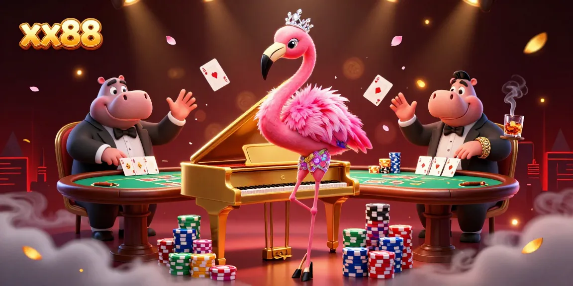 Experience thrilling gameplay at xx88 with vibrant casino singer and dynamic poker scene.