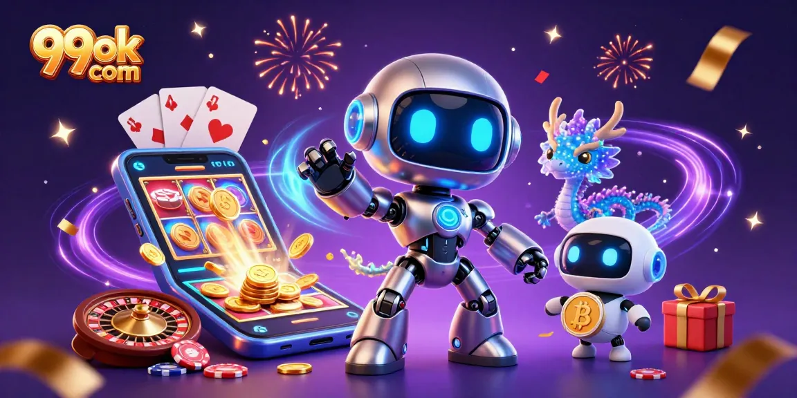 Experience the thrill of gambling with 99ok com, showcasing a vibrant casino scene packed with exciting game elements.