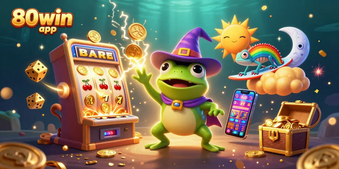 Experience the excitement of the 80win app with winning features and vibrant casino elements.